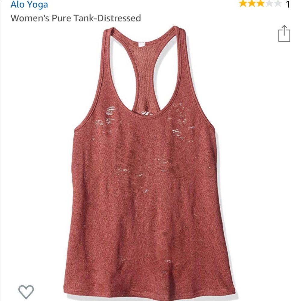 Alo women’s yoga tank top. NWT medium